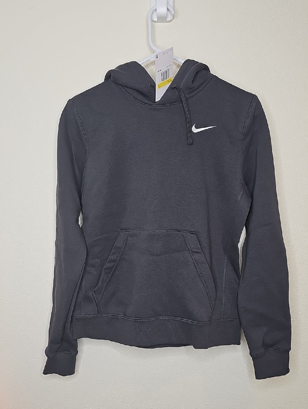 Nike Womens Grey Cotton Training Hoodie - Size Small